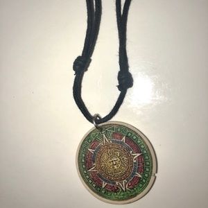 Aztec multicolor unisex necklace
